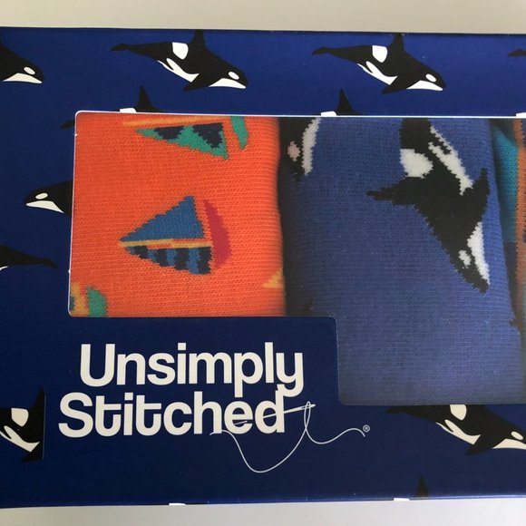 UNSIMPLY STITCHED 3 Pack Men's Cotton Socks NIB - Picture 3 of 4